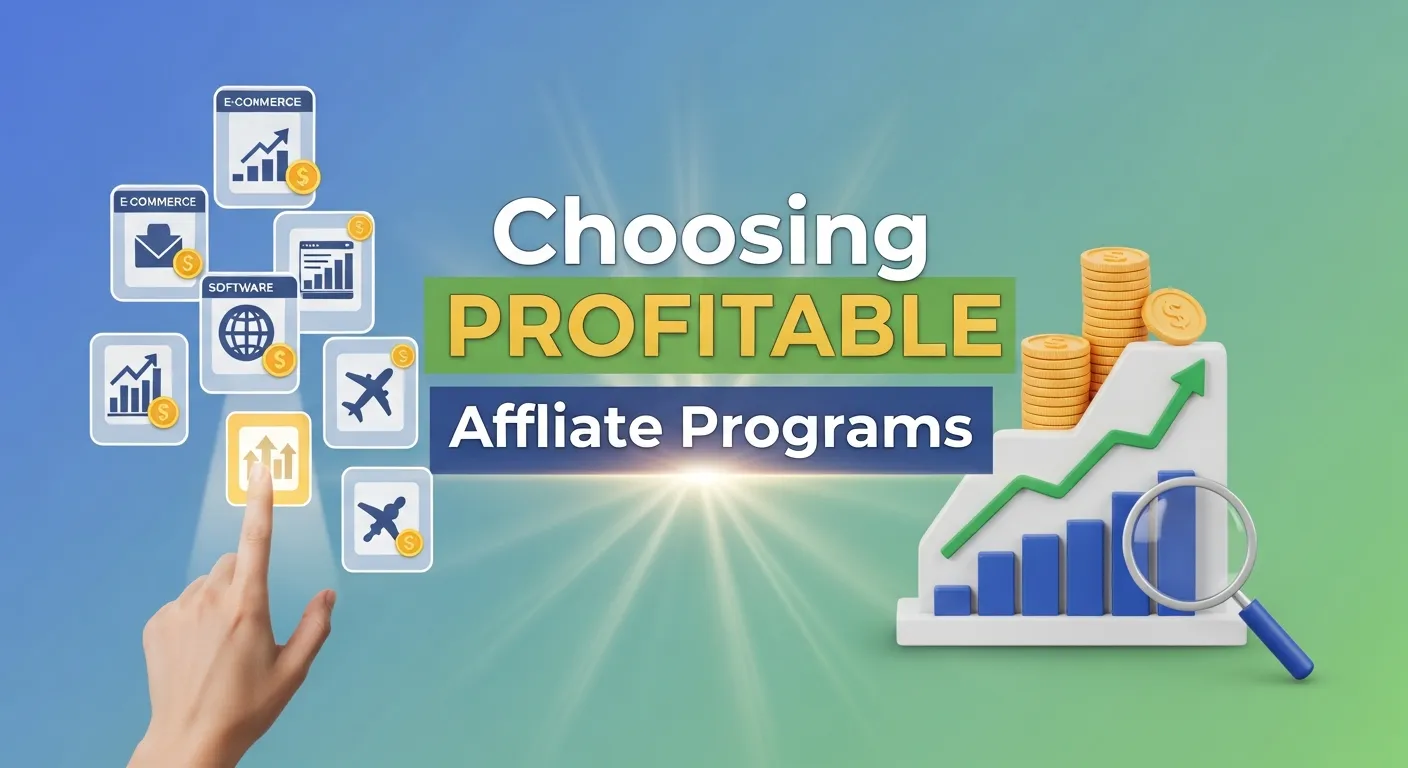 Choosing profitable affiliate programs