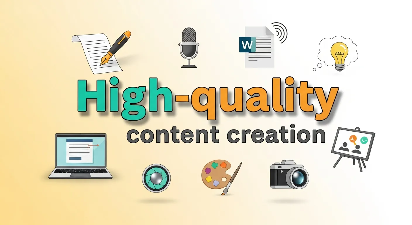 High-quality content creation