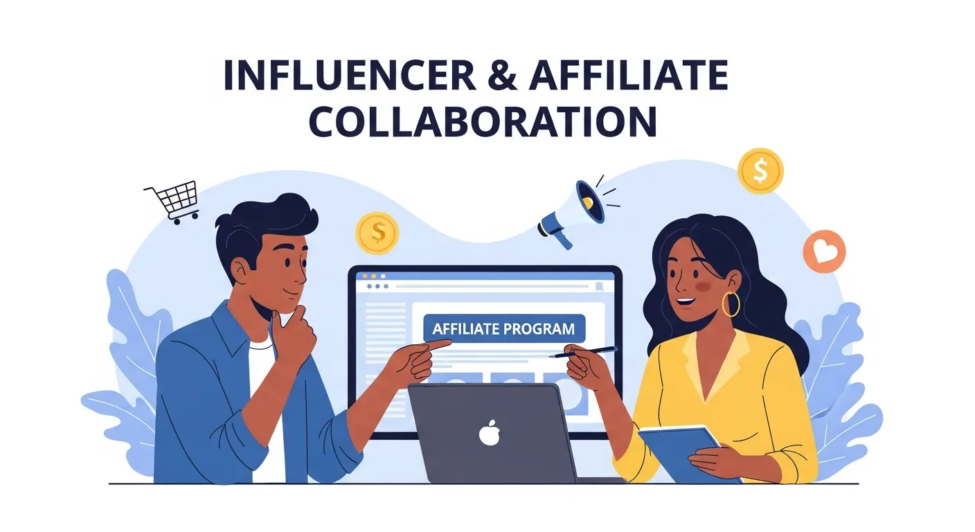 Influencer and affiliate collaboration