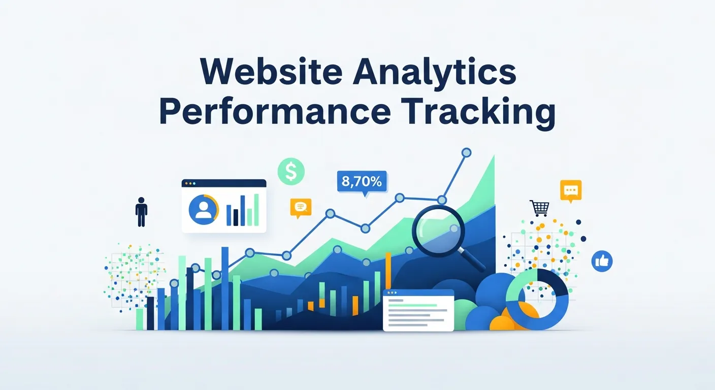 Website analytics performance tracking