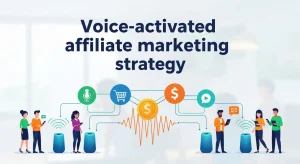 Voice-activated affiliate marketing strategy
